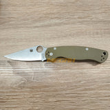 PISAU LIPAT SPYDERCO / PISAU OUTDOOR / PISAU SURVIVAL TAN