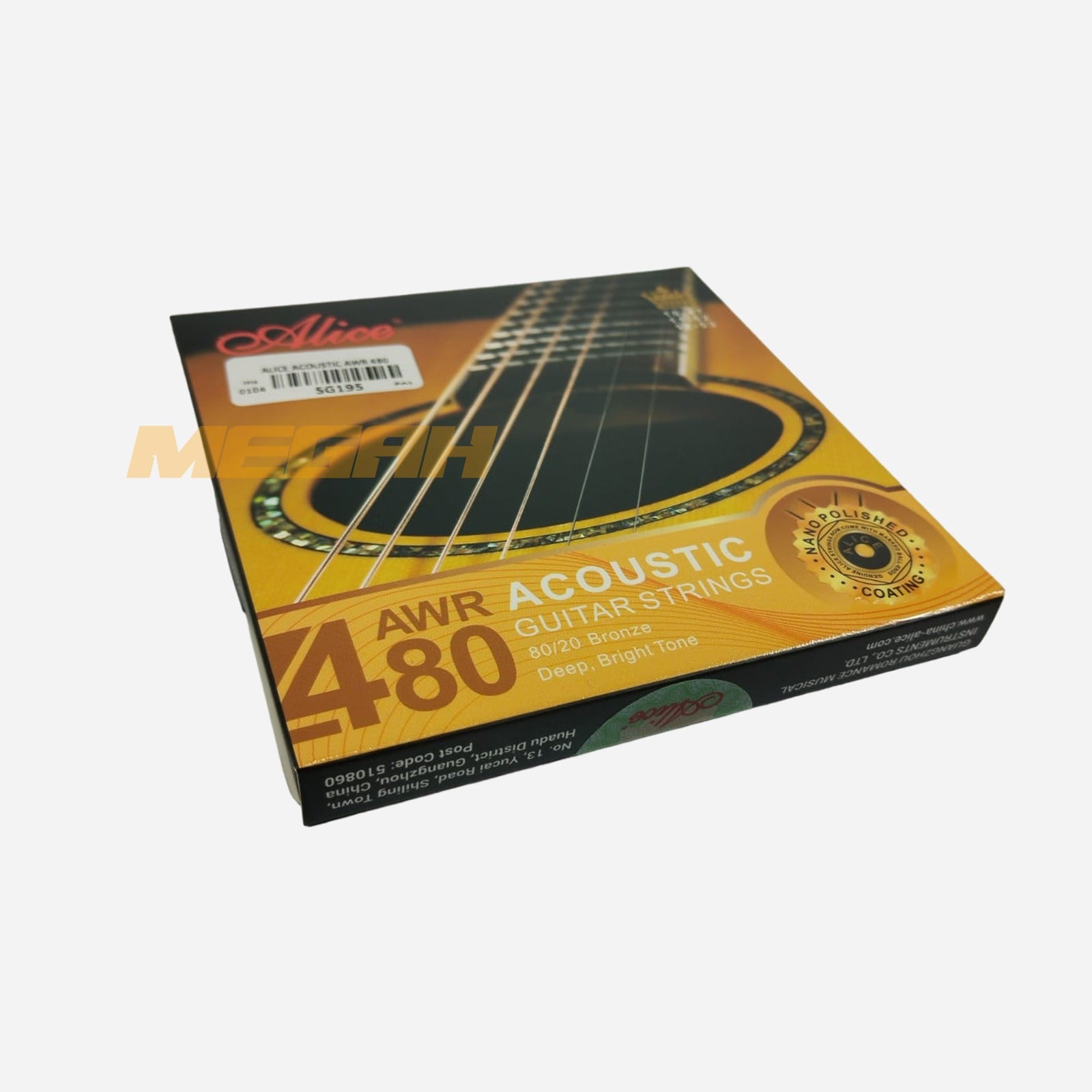 Alice AWR480 SL Acoustic Guitar Strings | Senar Gitar Akustik Bronze