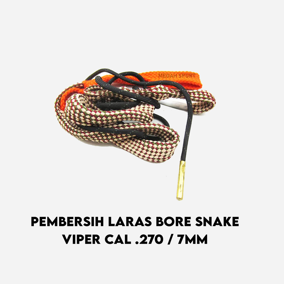 PEMBERSIH LARAS BORE SNAKE VIPER CAL .270 / 7MM (AS240) Gambar utama produk