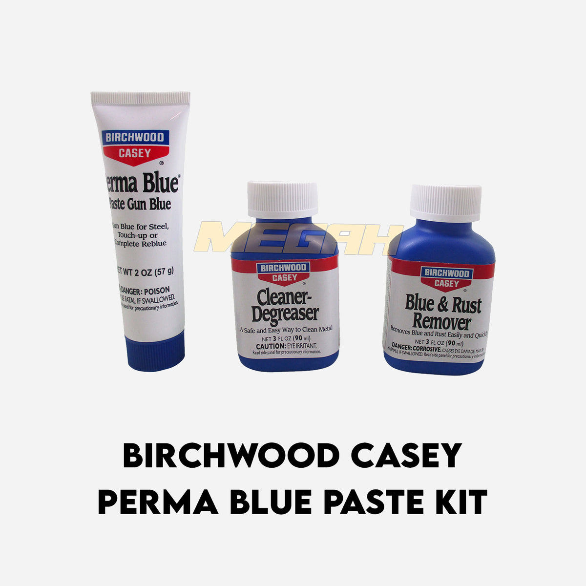 BIRCHWOOD CASEY PERMA BLUE PASTE KIT Gambar utama produk