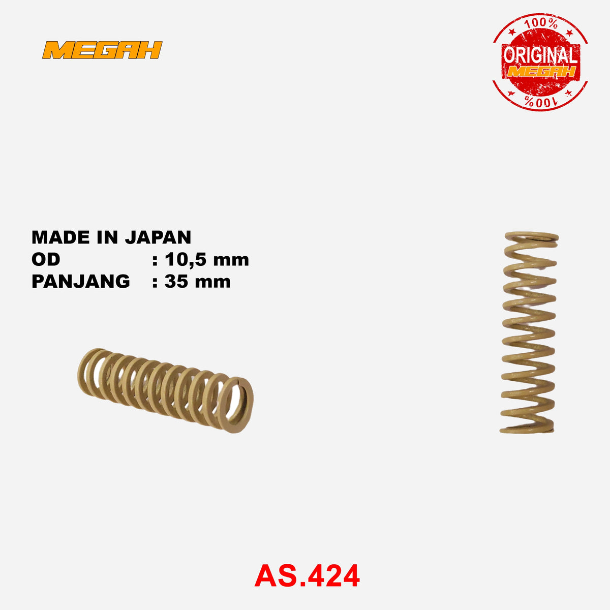 PER MISUMI CREAM OD 10,5MM - 35MM ORIGINAL Gambar utama produk