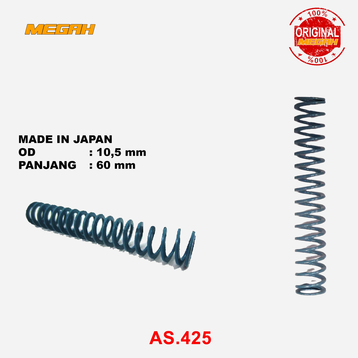 PER MISUMI BIRU OD 10,5MM - 60MM ORIGINAL Gambar utama produk