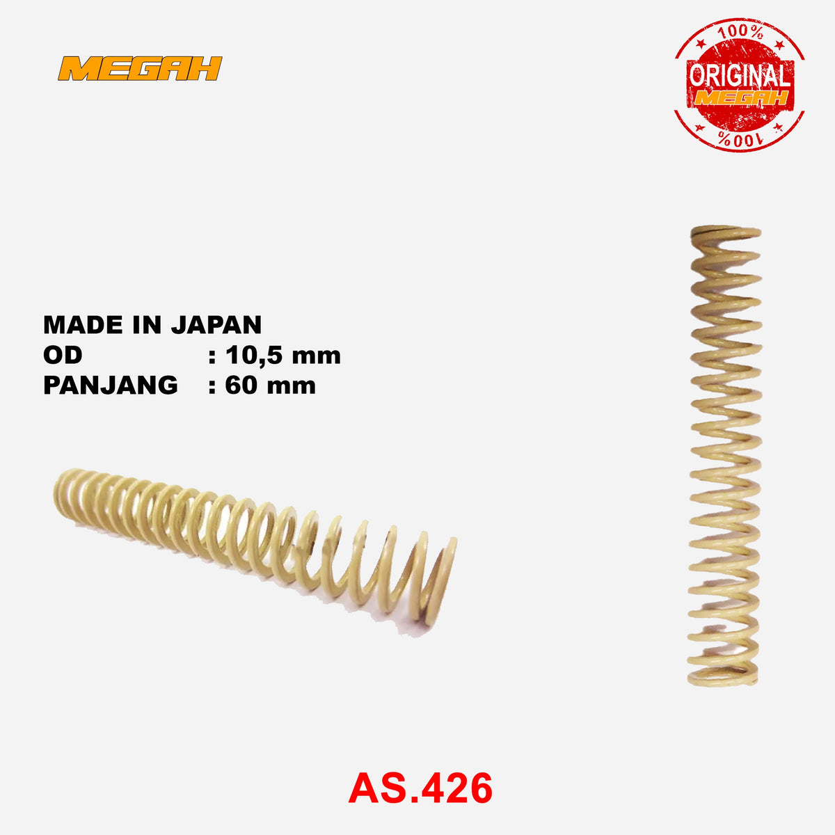 PER MISUMI CREAM OD 10,5MM - 60MM ORIGINAL Gambar utama produk