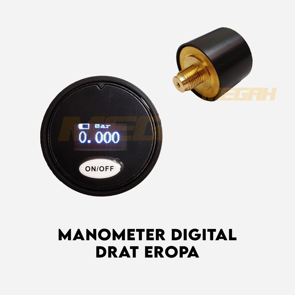 MANOMETER DIGITAL Drat Eropa (1/8 BSP) / Inchi Gambar utama produk