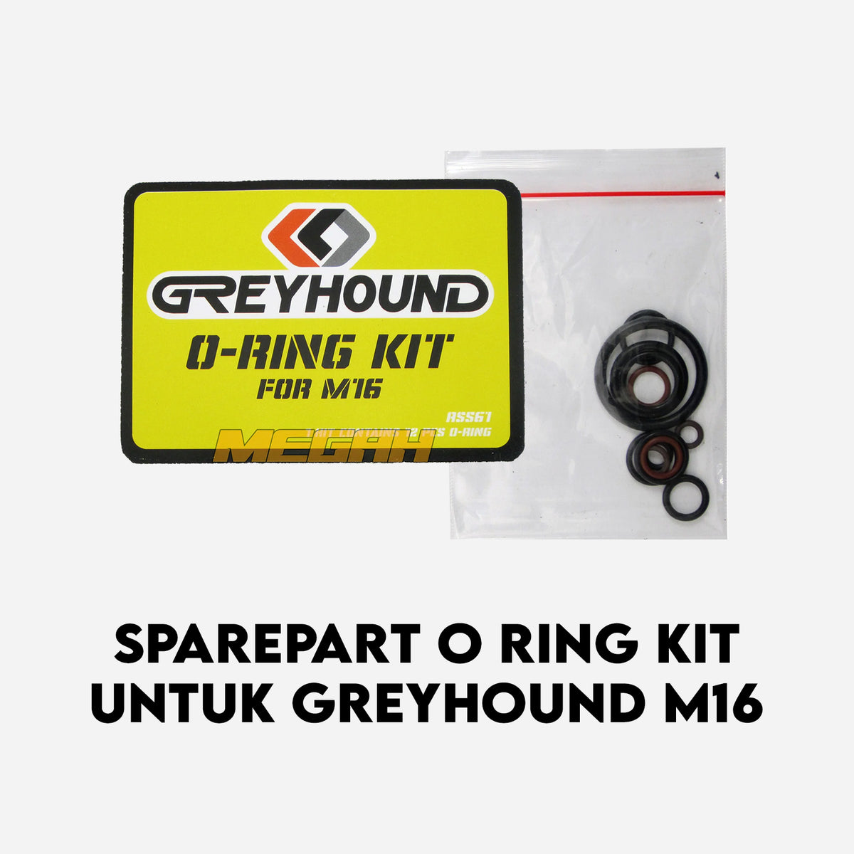 SPAREPART O RING KIT UNTUK GREYHOUND M16 Gambar utama produk