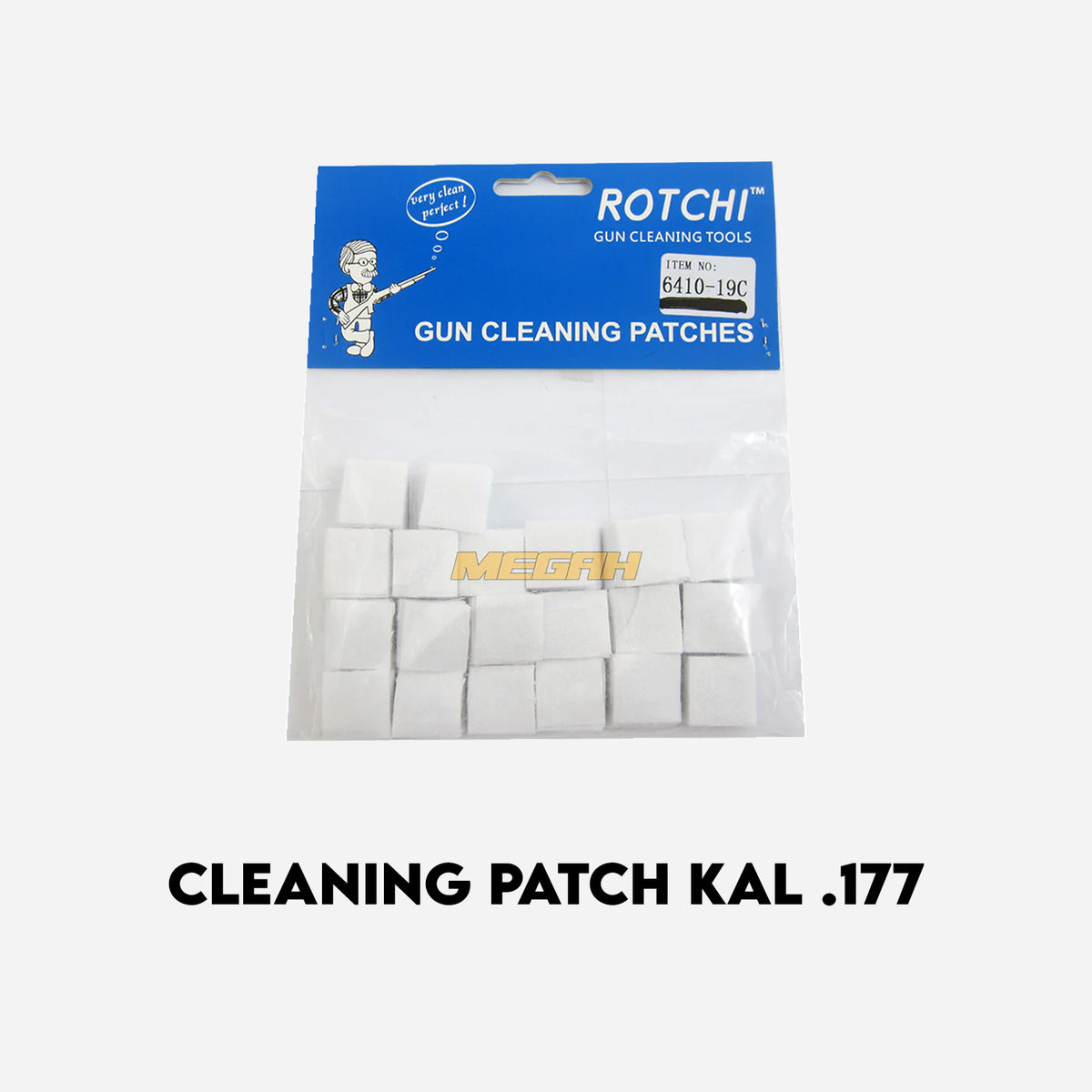 CLEANING PATCH KAL .177 (AS650) Gambar utama produk