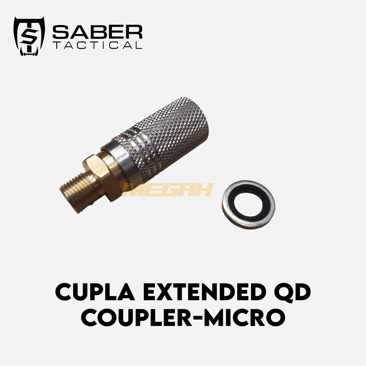 CUPLA EXTENDED QD COUPLER-MICRO SABER TACTICAL Gambar utama produk