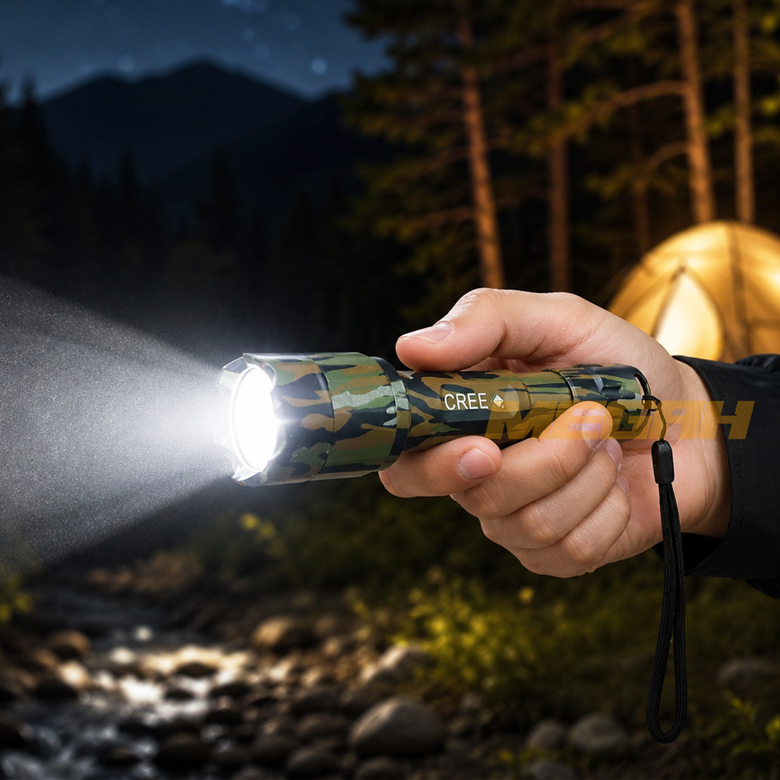 SENTER OUTDOOR CREE CAMO Gambar utama produk