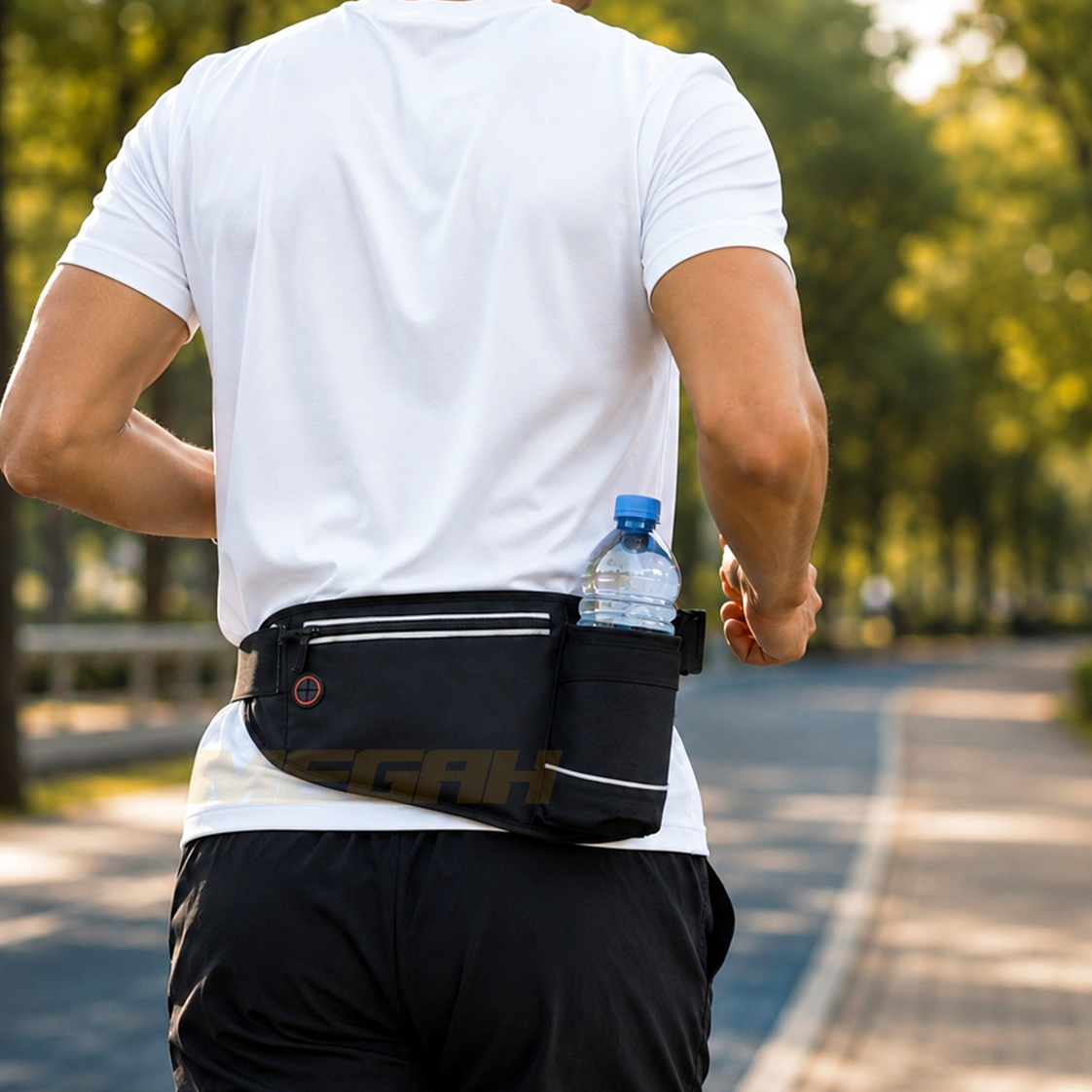 TAS PINGGANG JOGGING SAKU BOTOL 1 (TA015) Gambar utama produk