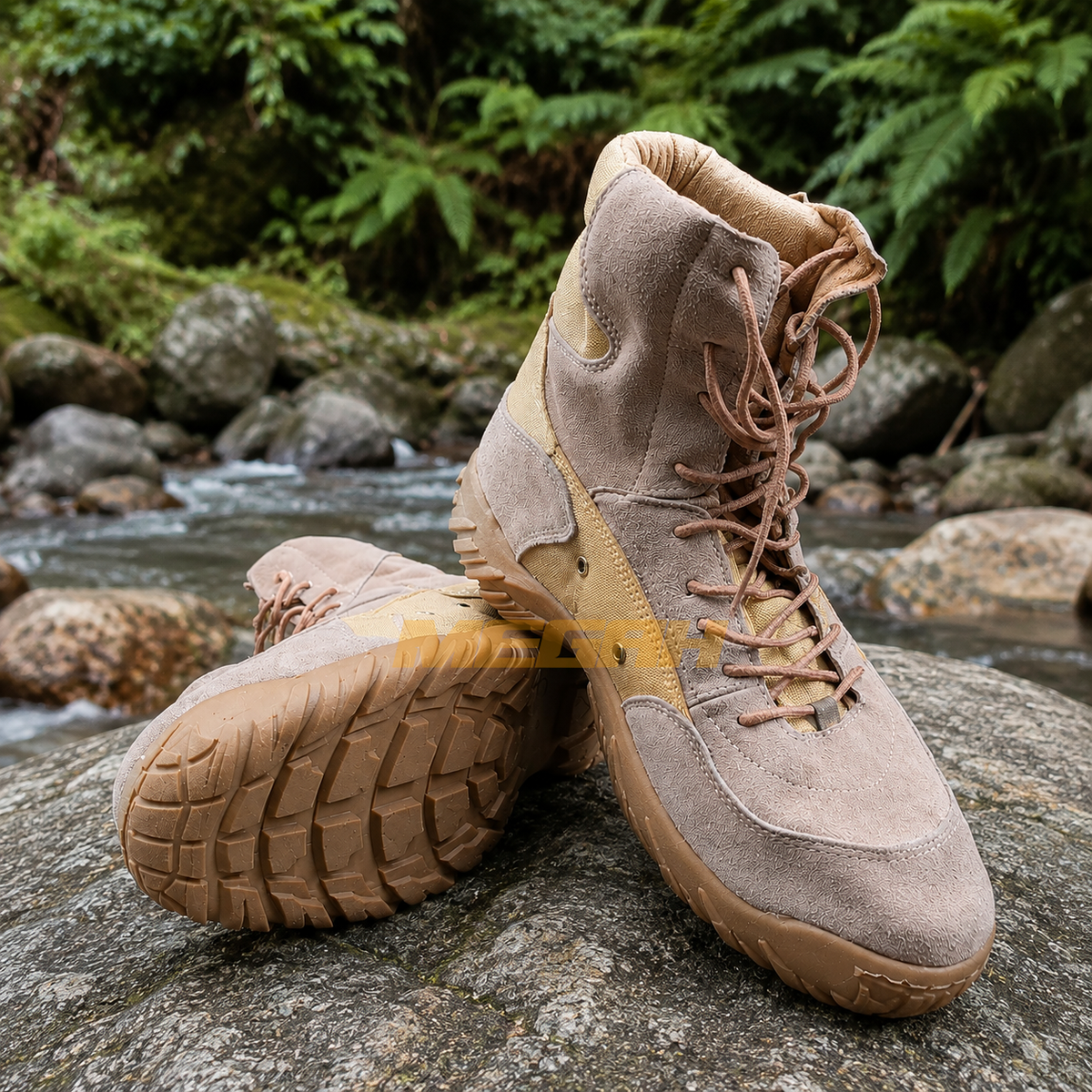 SEPATU TACTICAL LF SI 8" DESERT TAN Gambar utama produk