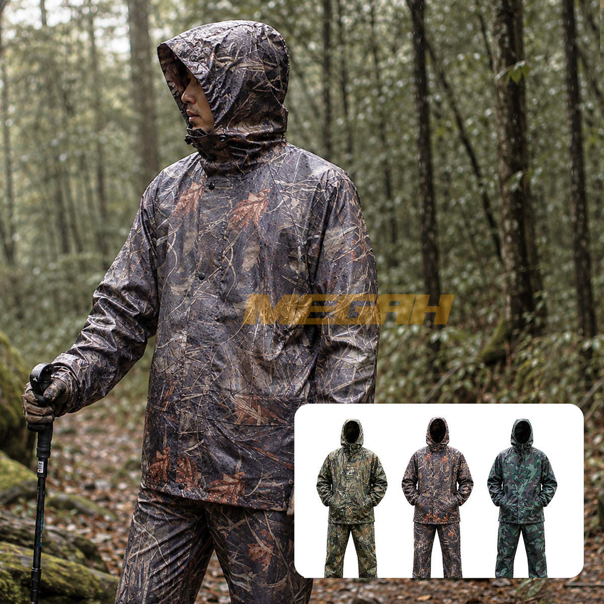 JAS HUJAN CAMO IMPORT