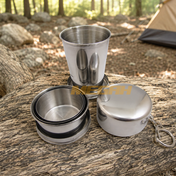 GELAS SUSUN STAINLESS PORTABLE