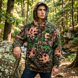 T-SHIRT GREYHOUND CAMO KATUN T. PANJANG TOPI (MOSSY OAK) - XXL XXXL