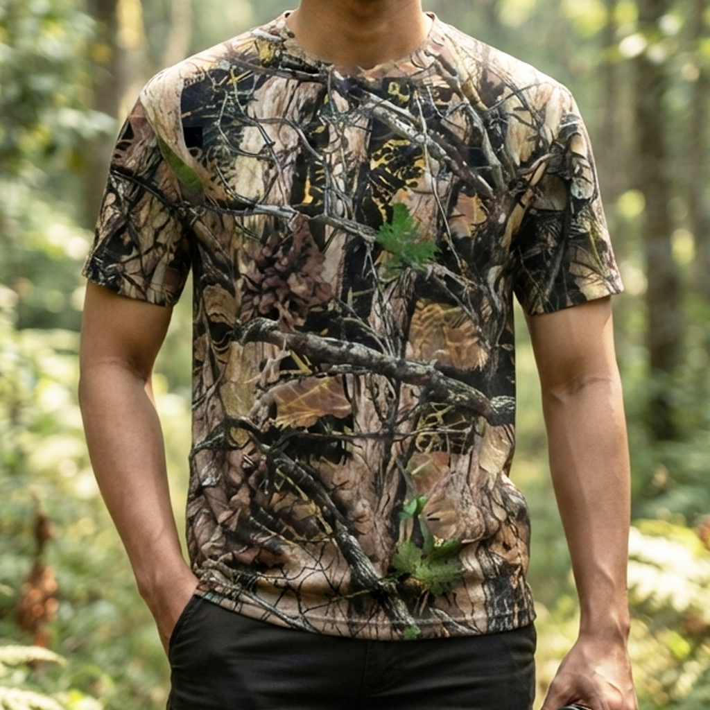 KAOS TANGAN PENDEK STRETCH CAMO