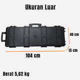 HARD CASE SENAPAN DENGAN RODA IMPORT