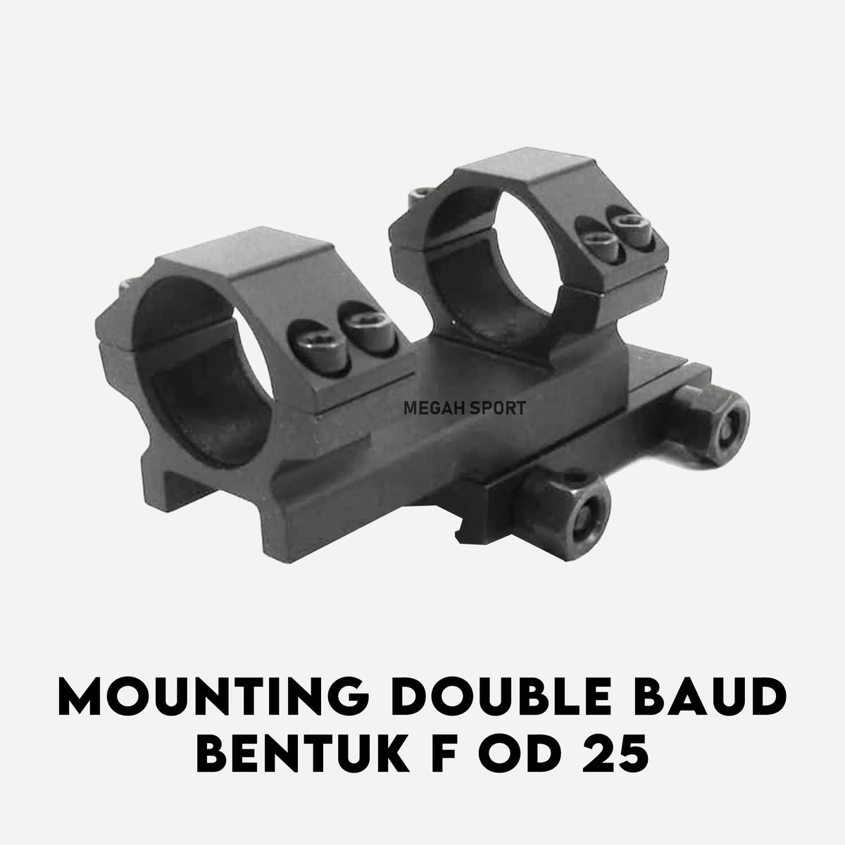 MOUNTING DOUBLE BAUD BENTUK F OD 25 58 (MT523) Gambar utama produk