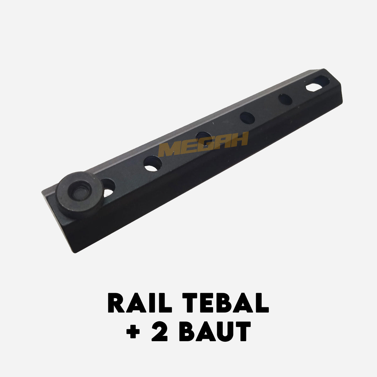RAIL TEBAL + 2 BAUT Gambar utama produk