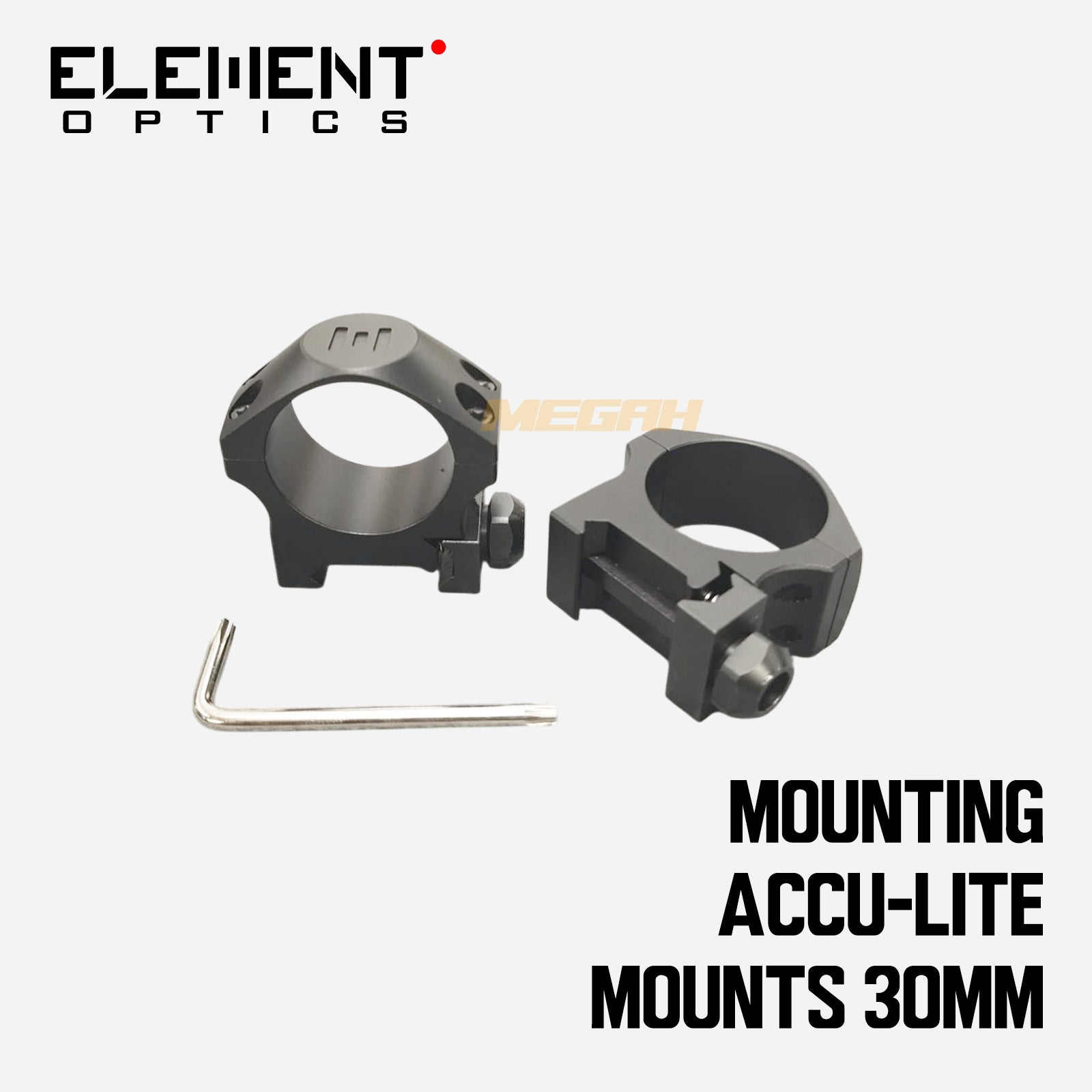Element Mount MOUNTING ELEMENT ACCU-LITE MOUNTS 30mm – Megah Sport