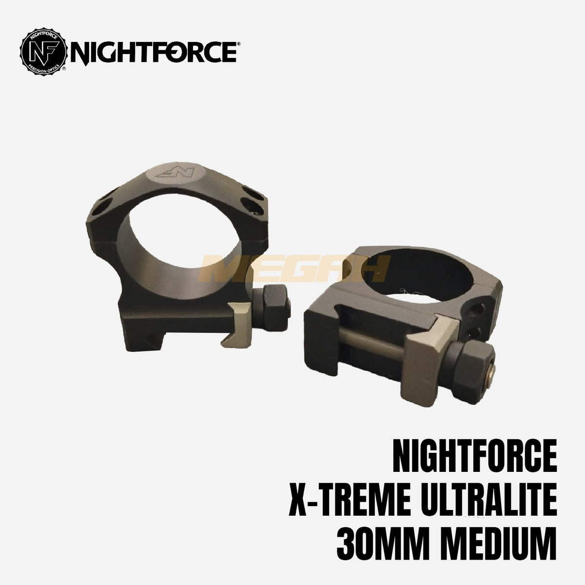 MOUNTING NIGHTFORCE X-TREME ULTRALITE MEDIUM 30mm