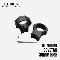 ELEMENT XT MOUNTS DOVETAIL OD 30mm