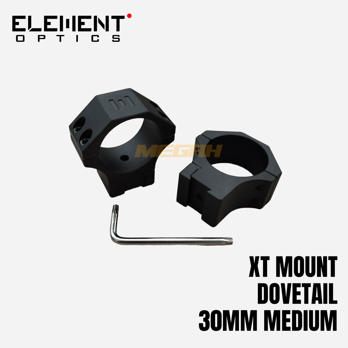 ELEMENT XT MOUNTS DOVETAIL OD 30mm