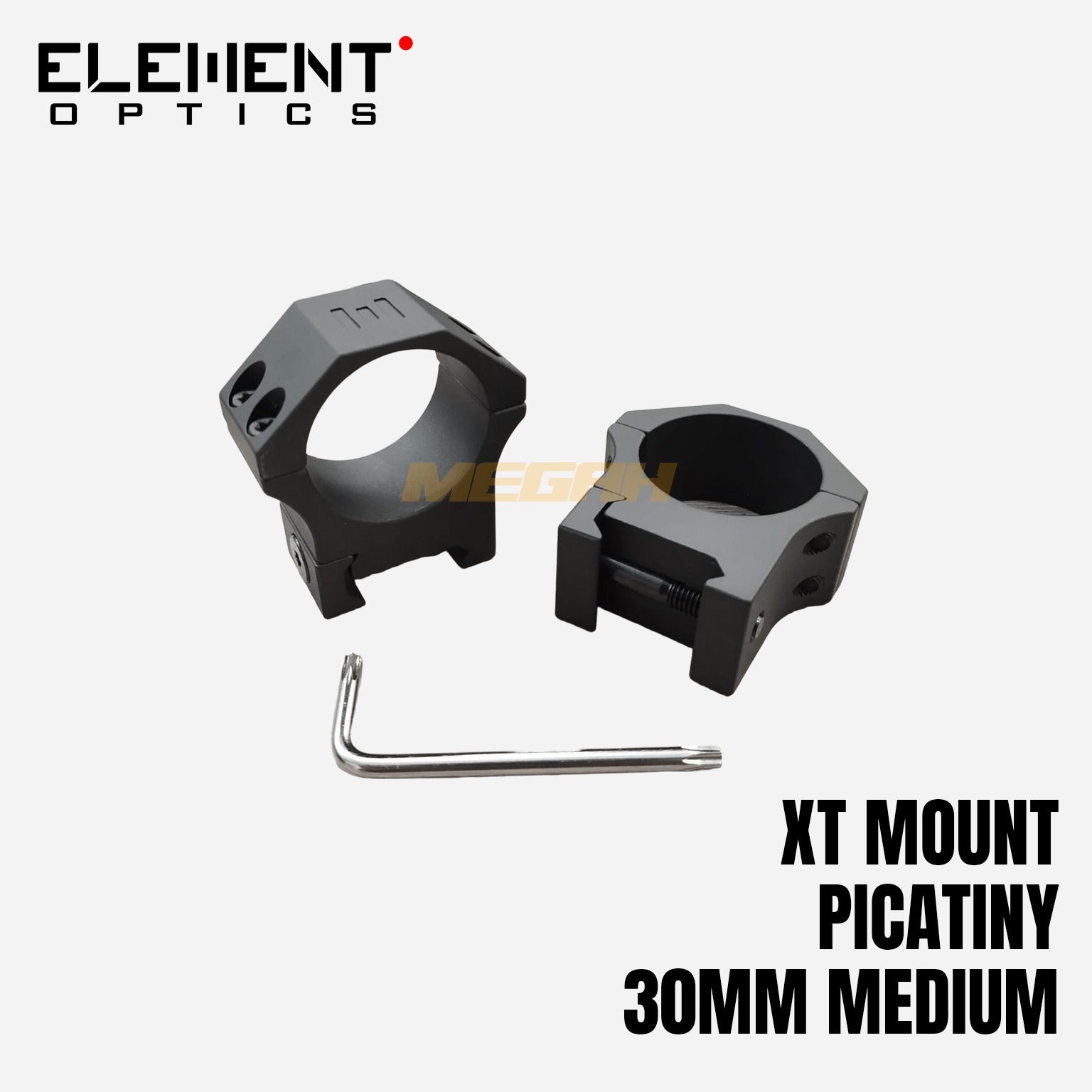 Element Mount ELEMENT XT MOUNTS PICATINNY OD 30mm – Megah Sport