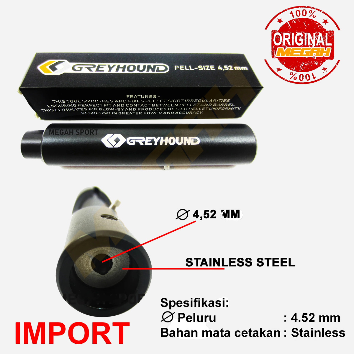 PELL-SIZE 4.52 MM Gambar utama produk