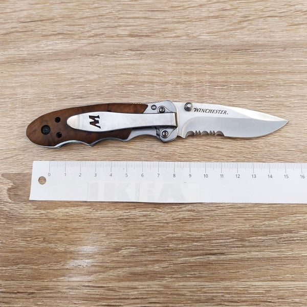 PISAU LIPAT WINCHESTER (BROWN) | PISAU OUTDOOR/SURVIVAL