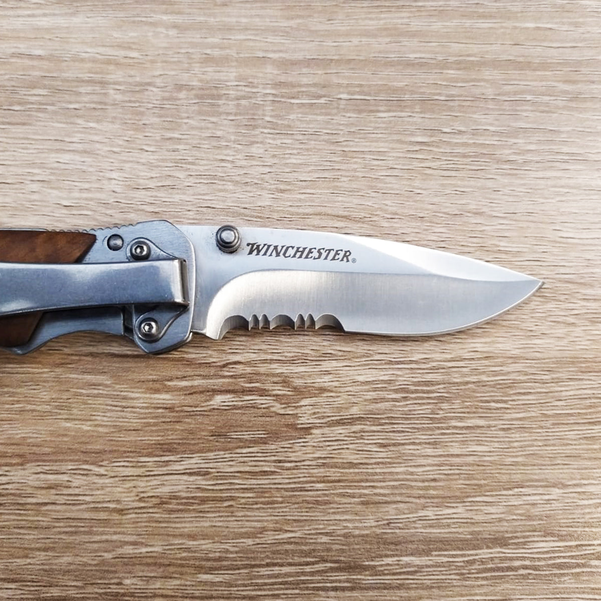 PISAU LIPAT WINCHESTER (BROWN) | PISAU OUTDOOR/SURVIVAL Gambar sekunder produk