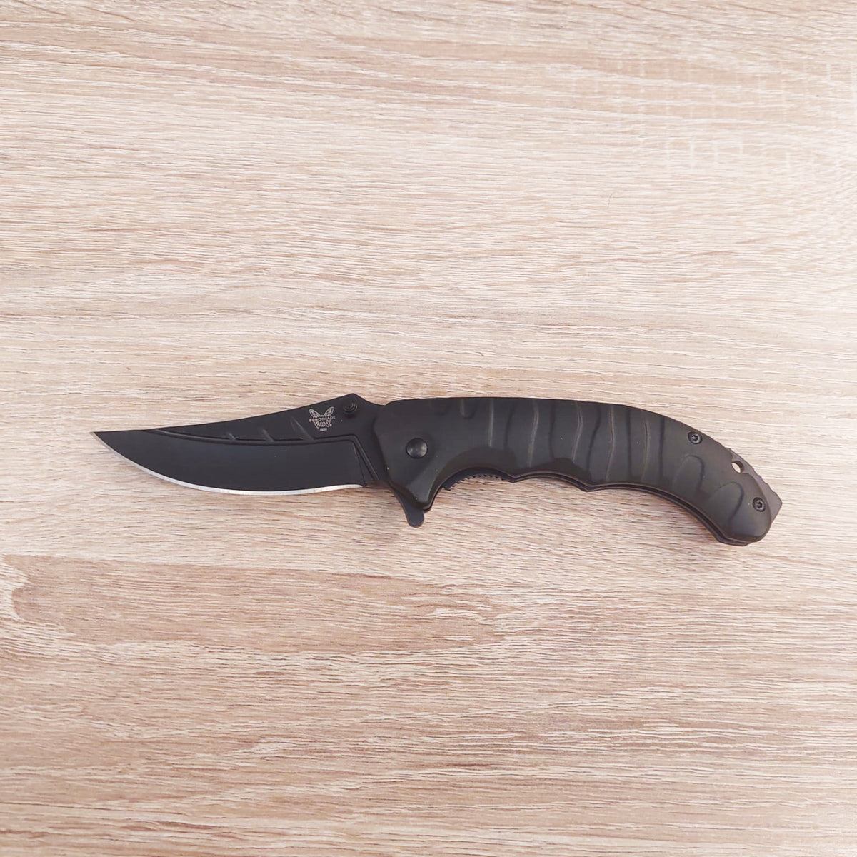 PISAU LIPAT BLACK | PISAU OUTDOOR/SURVIVAL Gambar utama produk