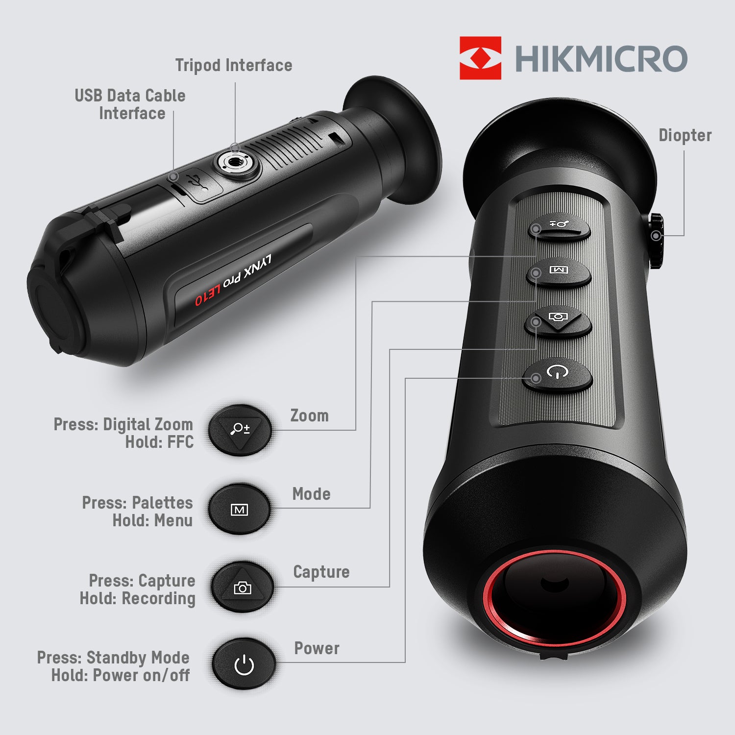 HIKMICRO LYNX PRO LH15 MONOCULAR THERMAL