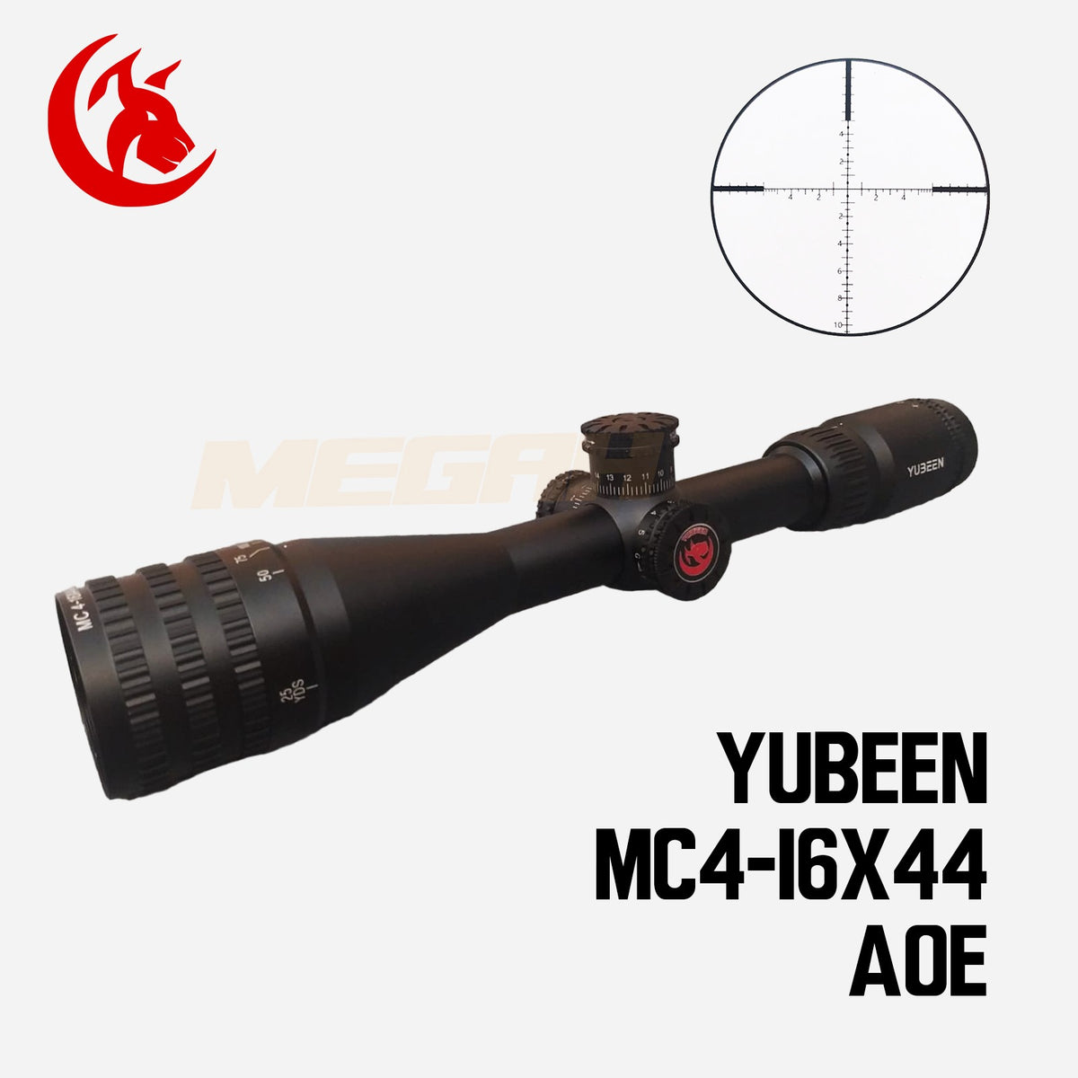 TELESKOP SENAPAN ANGIN YUBEEN MC 4-16x44 AOE Gambar utama produk