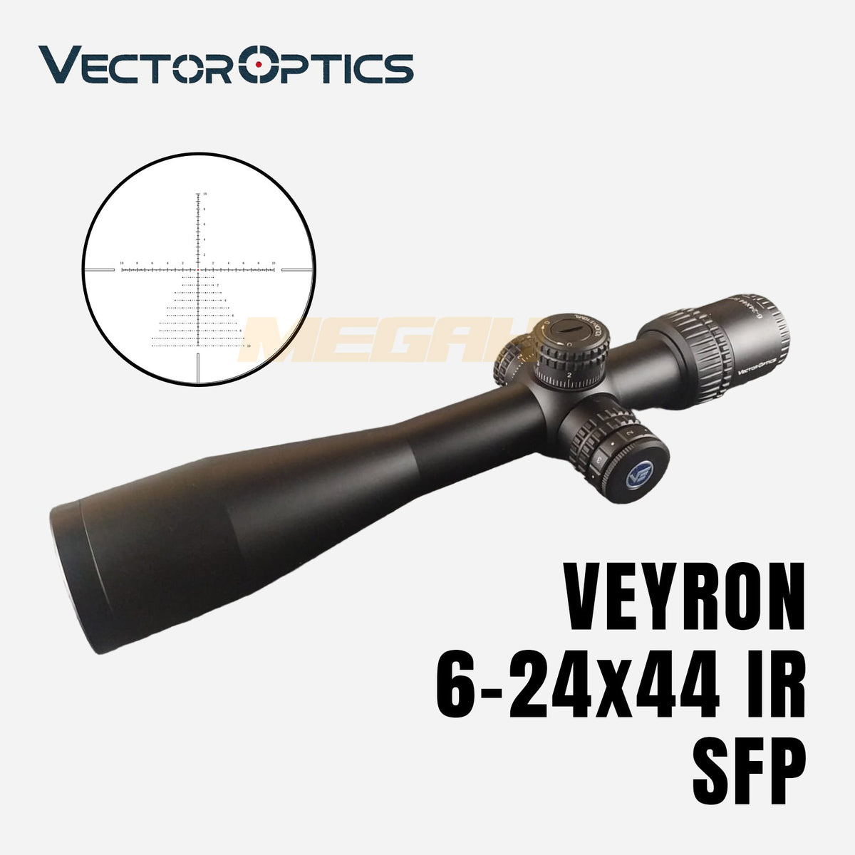 VEYRON 6-24x44IR SFP COMPACT RIFLESCOPE | TELESKOP SENAPAN ANGIN IMPORT