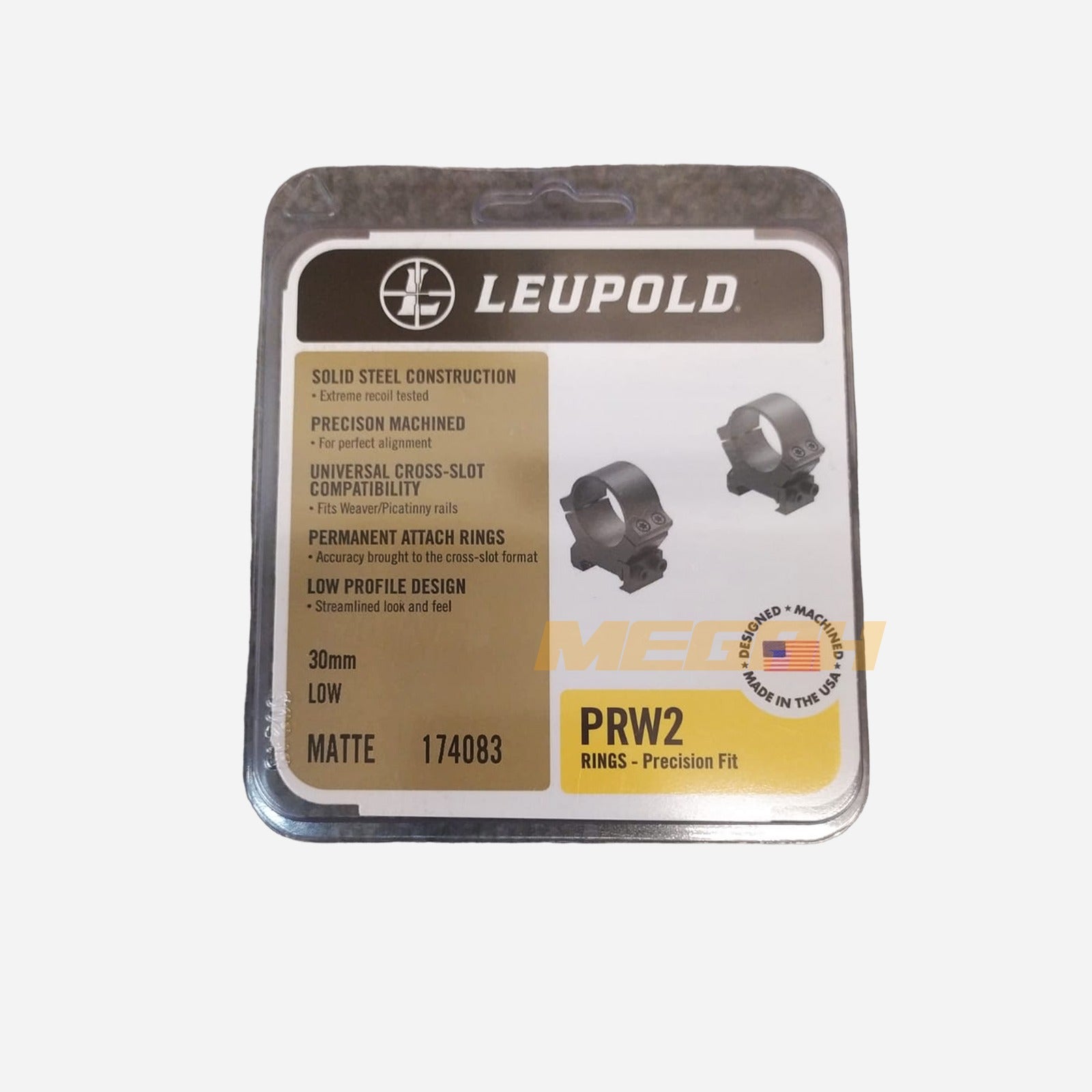 MOUNTING LEOPOLD PRW2 30mm LOW MATTE