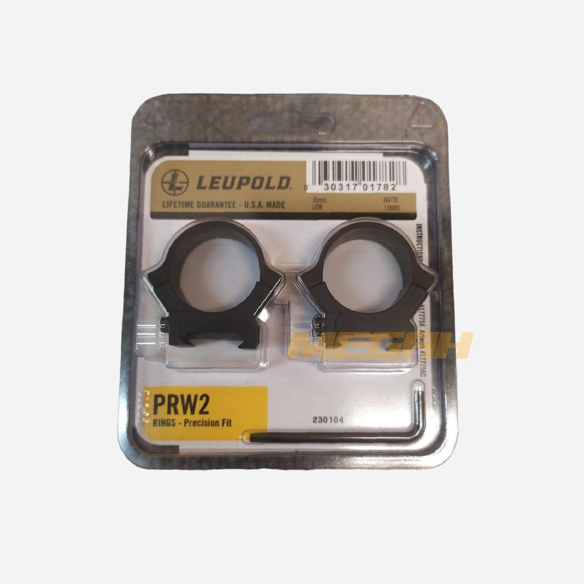 MOUNTING LEUPOLD PRW2 30mm LOW MATTE