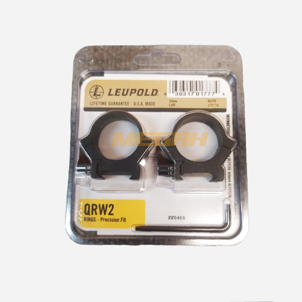 MOUNTING LEUPOLD QRW2 30mm LOW MATTE