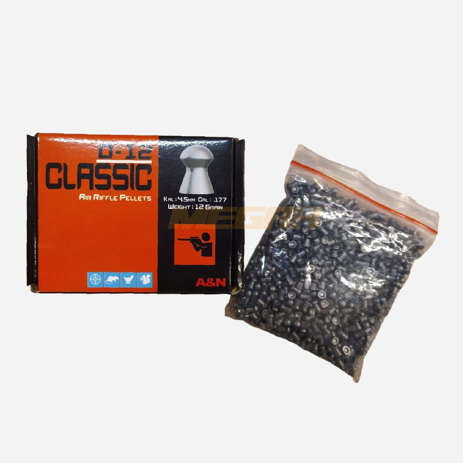 A&N D-12 CLASSIC 12 gr DOME Gambar sekunder produk