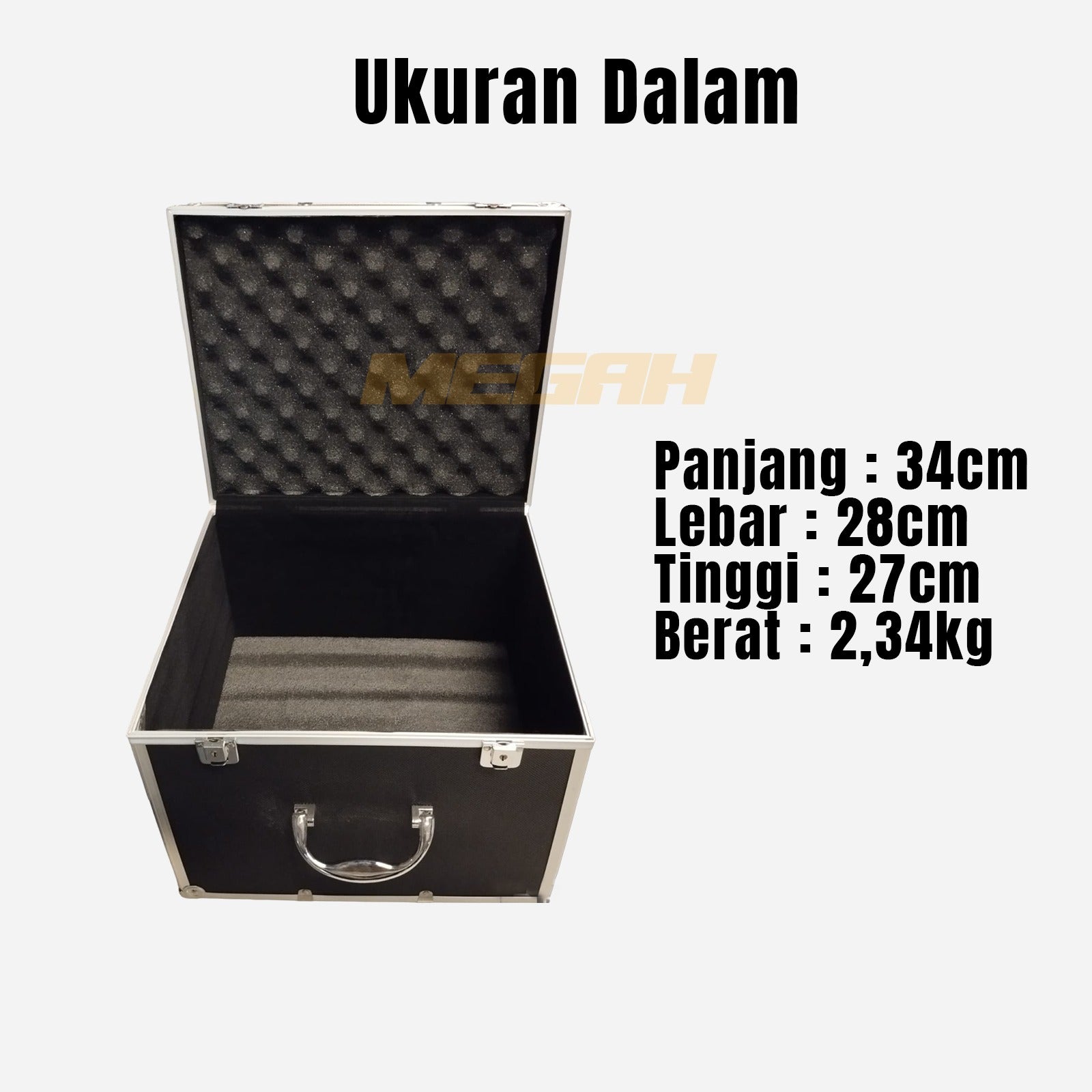 BOX ALUMUNIUM 30x35x28cm (TA129)