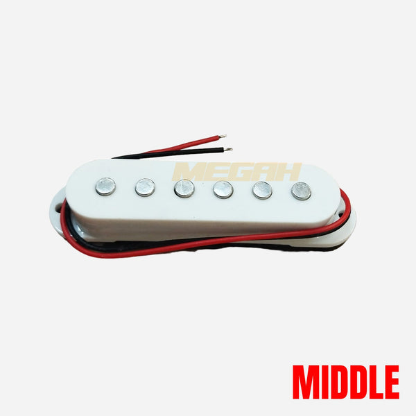PICK UP SINGLE 6 STRING - WHITE