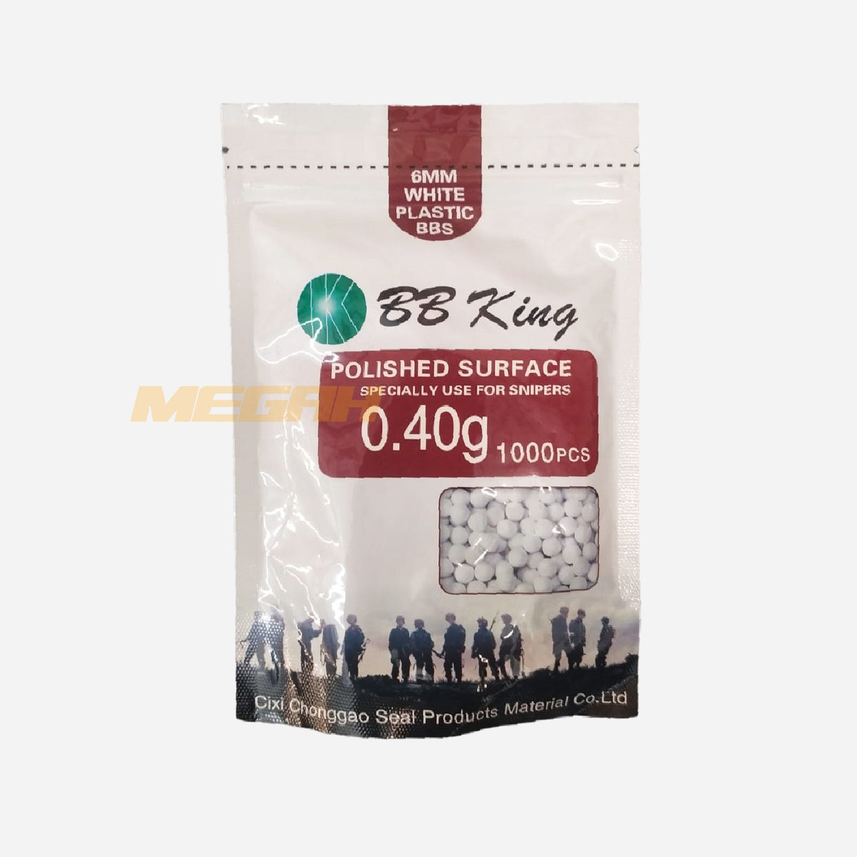 BB KING 6MM 1000 PCS 0.40g