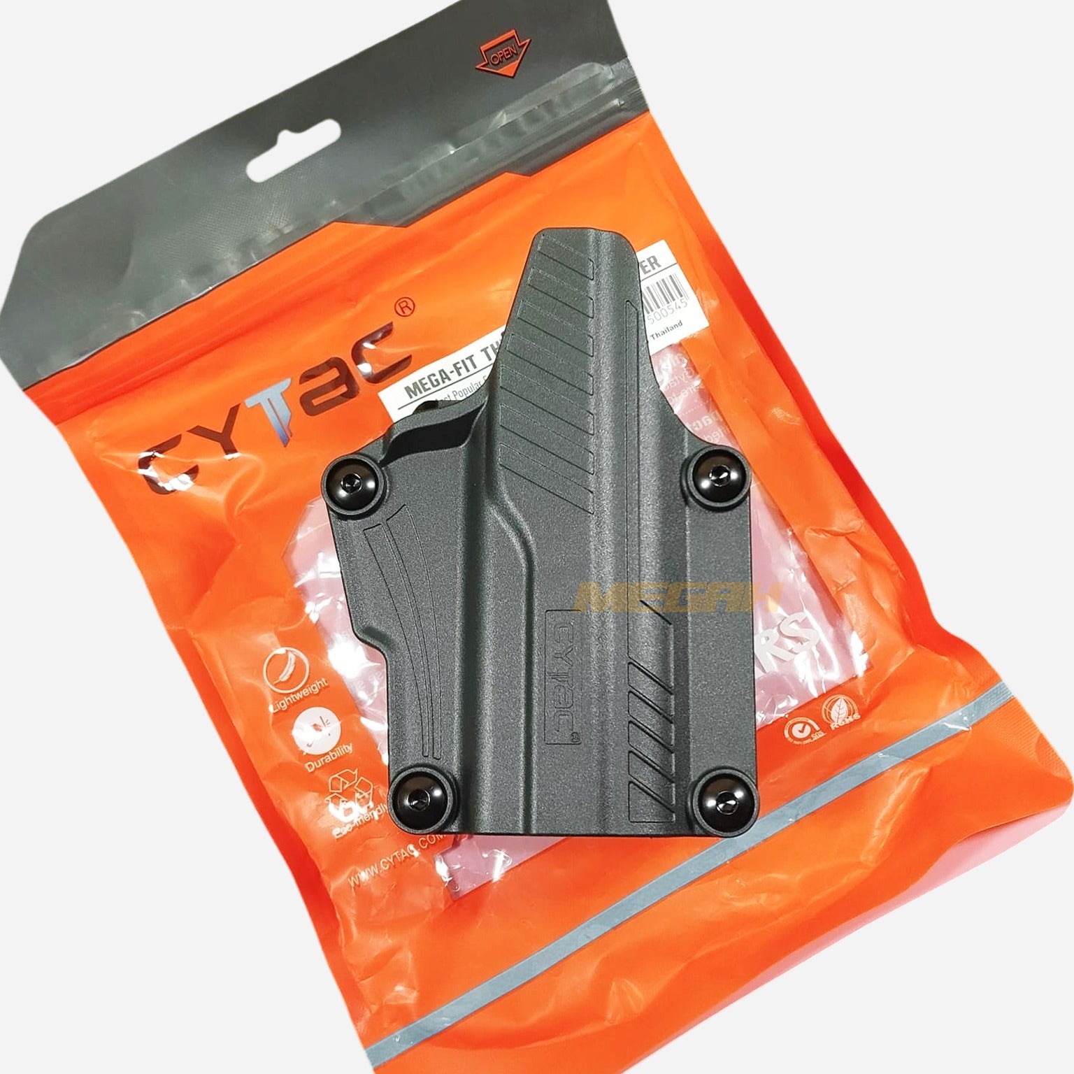 CYTAC MEGA FIT T HOLSTER with Belt Clip Gambar sekunder produk
