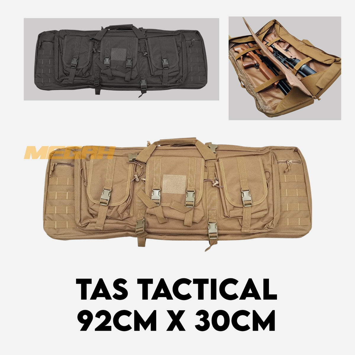 TAS SENAPAN DOUBLE IMPORT 92 x 30 CM Gambar utama produk