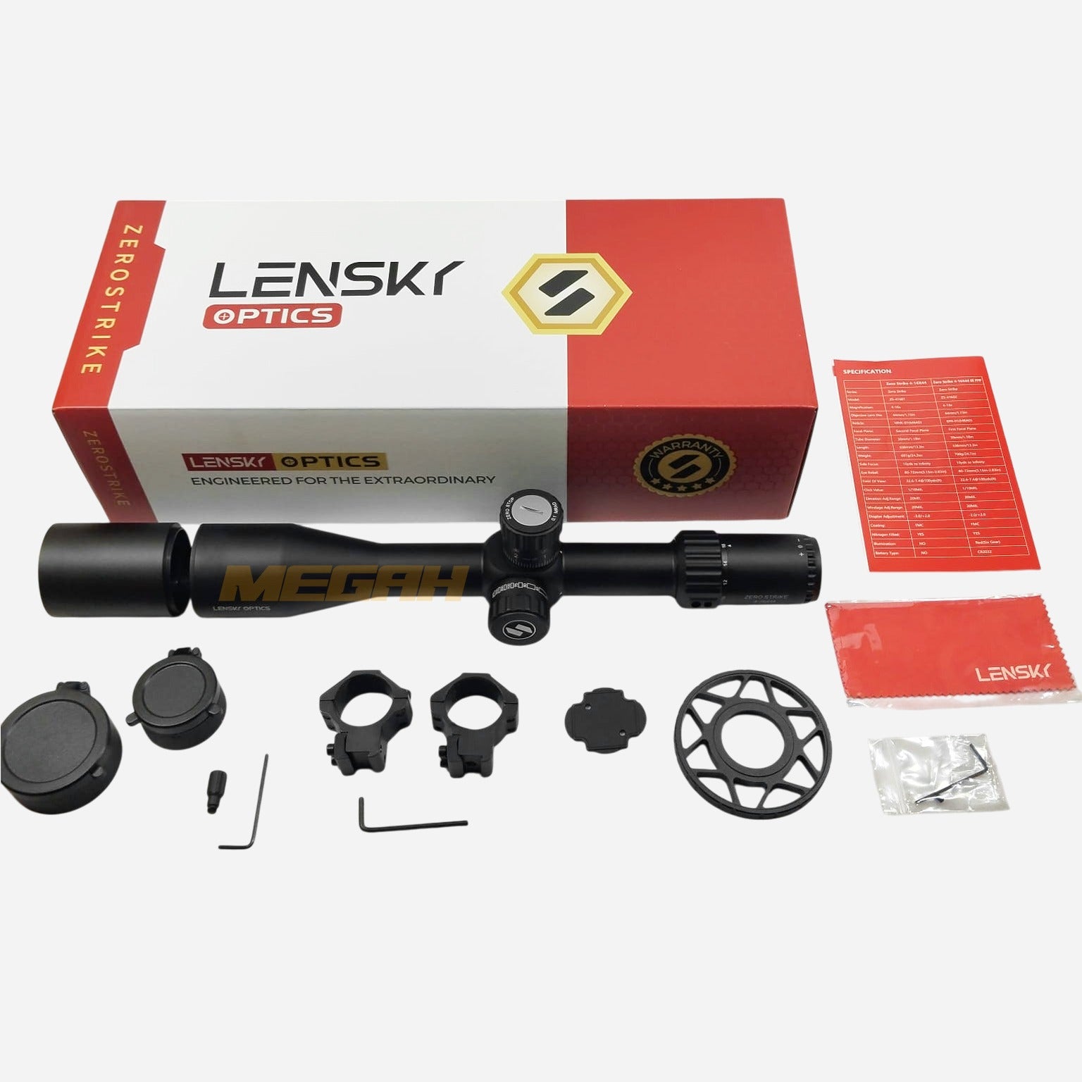 TELESKOP LENSKY 4-16x44 SF ZERO STOP