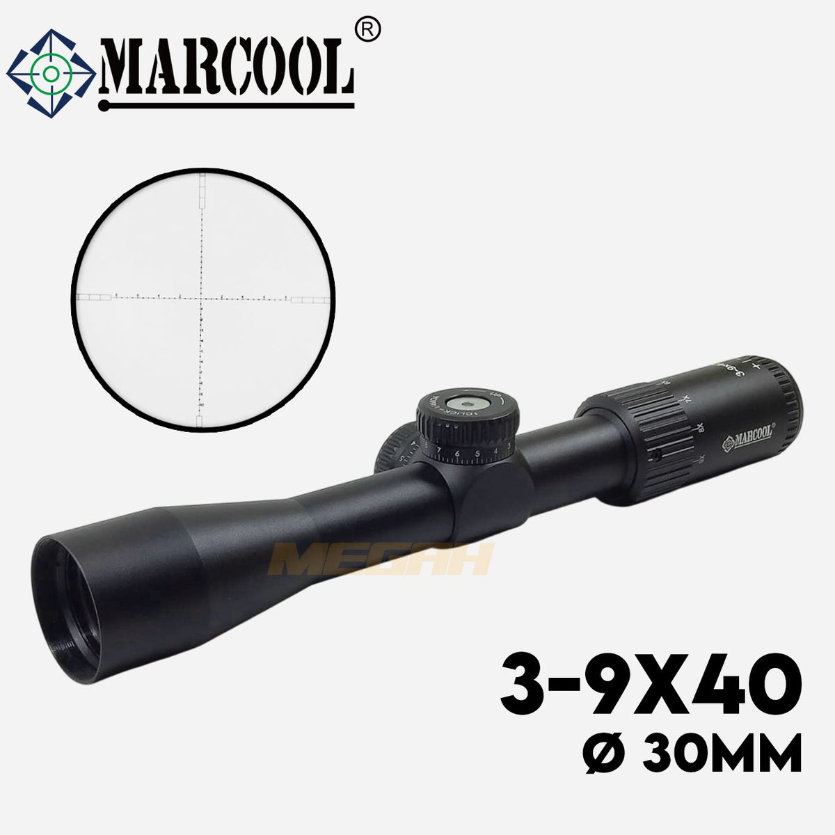 TELESKOP MARCOOL ASSAILANT 3-9X40 Gambar utama produk