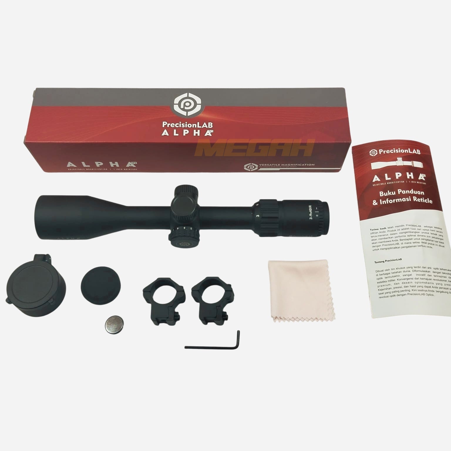 TELESKOP PRECISION LAB ALPHA V1 3-9X40 IR