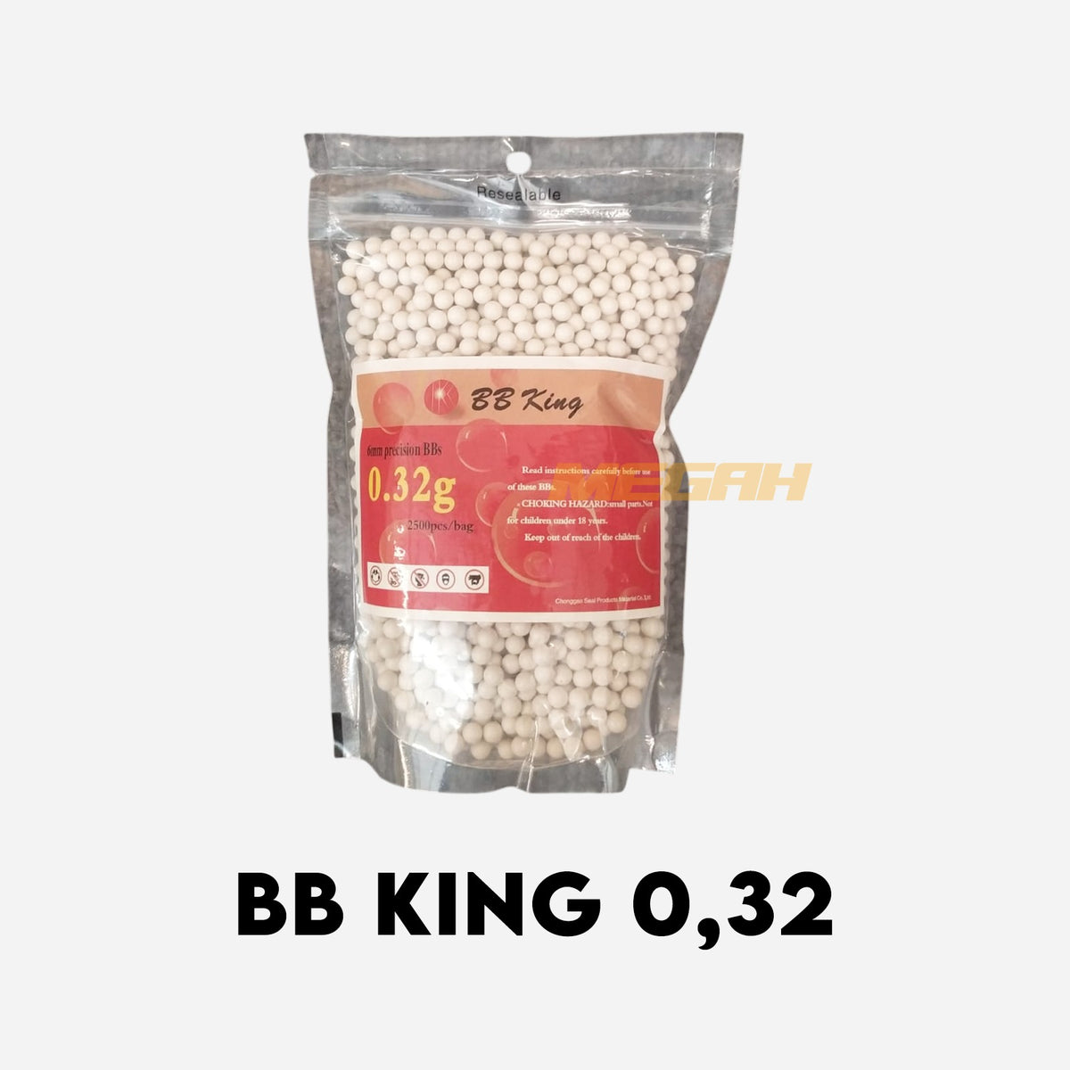 BB KING 6MM 2500 0,32 G Gambar utama produk