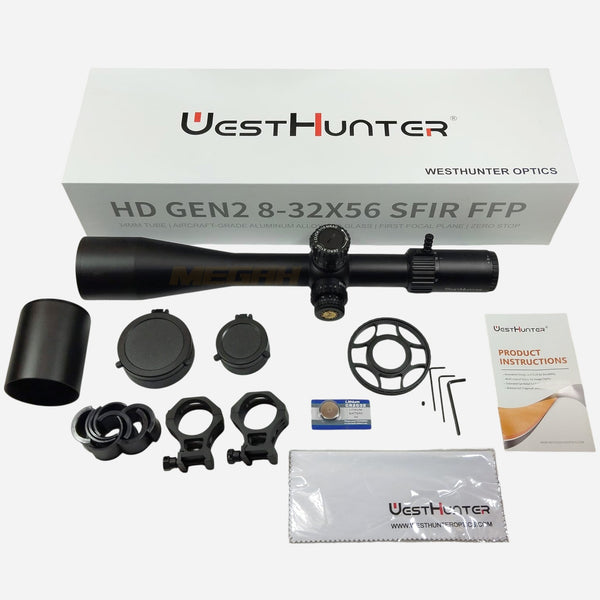TELESKOP WEST HUNTER HD GEN 2 8-32x56 SFIR FFP