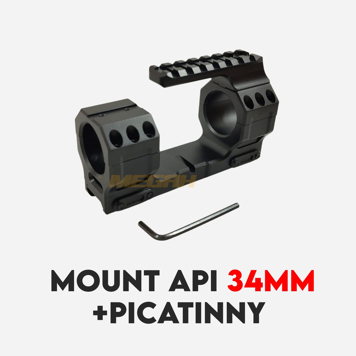 MOUNTING API 34MM + PICATINNY