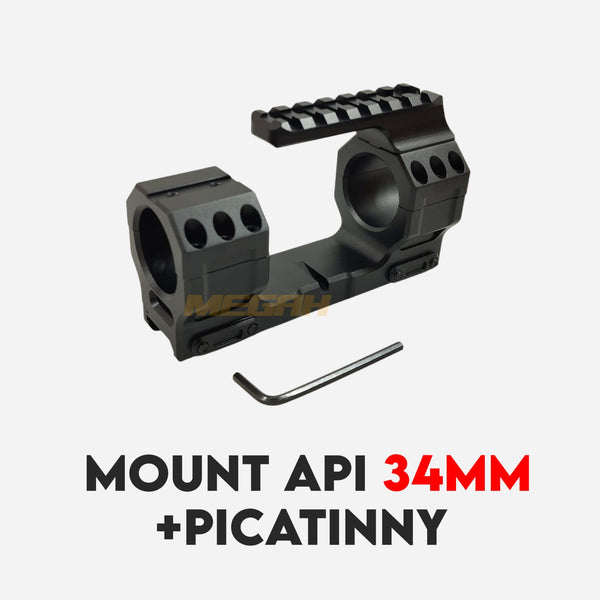 MOUNTING API 34MM + PICATINNY