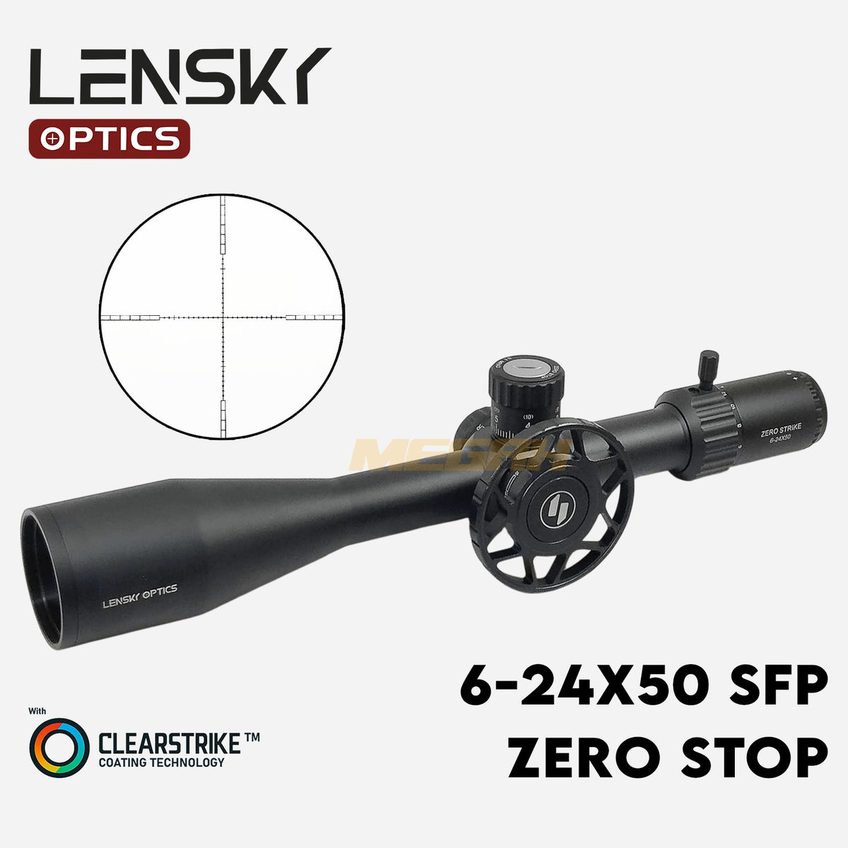 TELESKOP LENSKY 6-24x50 SF ZERO STOP Gambar utama produk